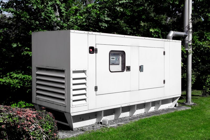 Residential Backup Generator in Yard
