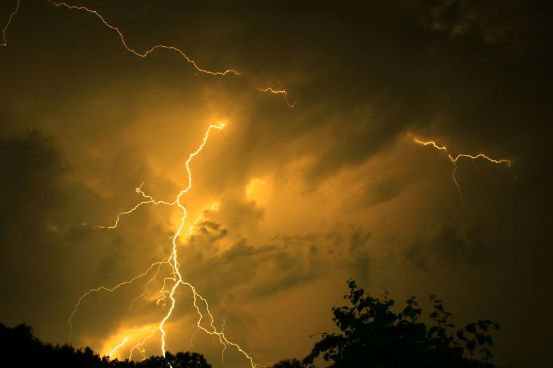 Storm Cloud with Lightning